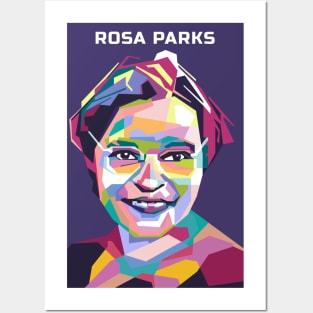 Abstract Popart Rosa Parks in WPAP Posters and Art